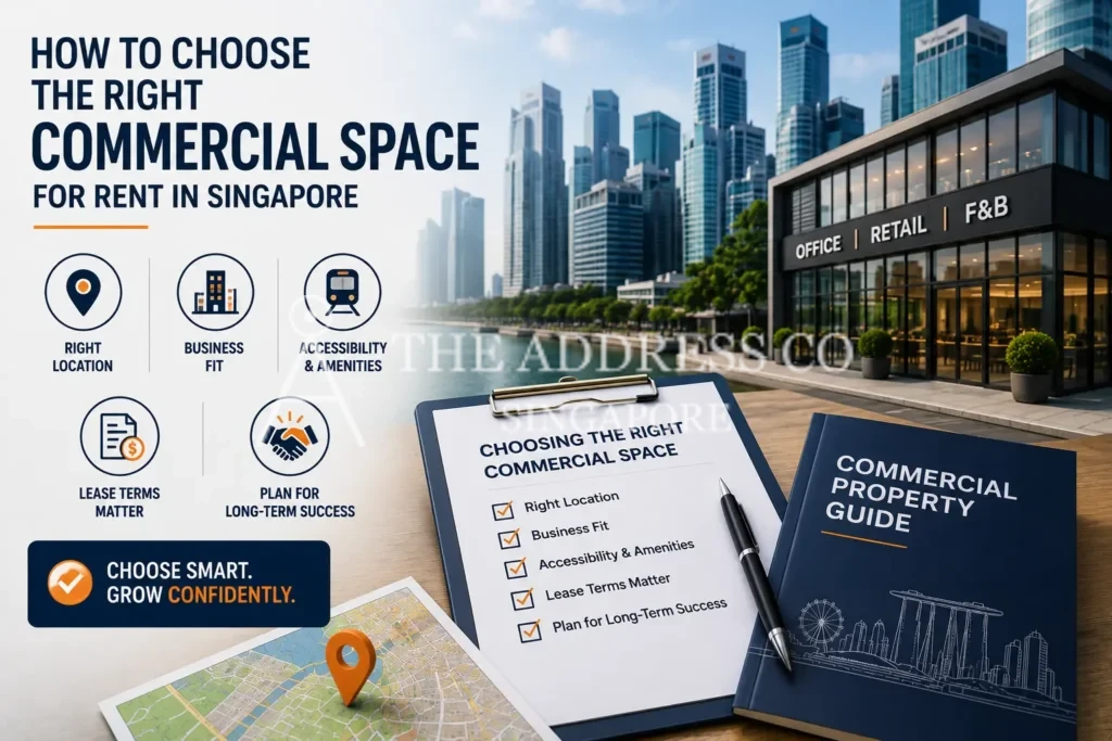 How to Choose the Right Commercial Space for Rent in Singapore
